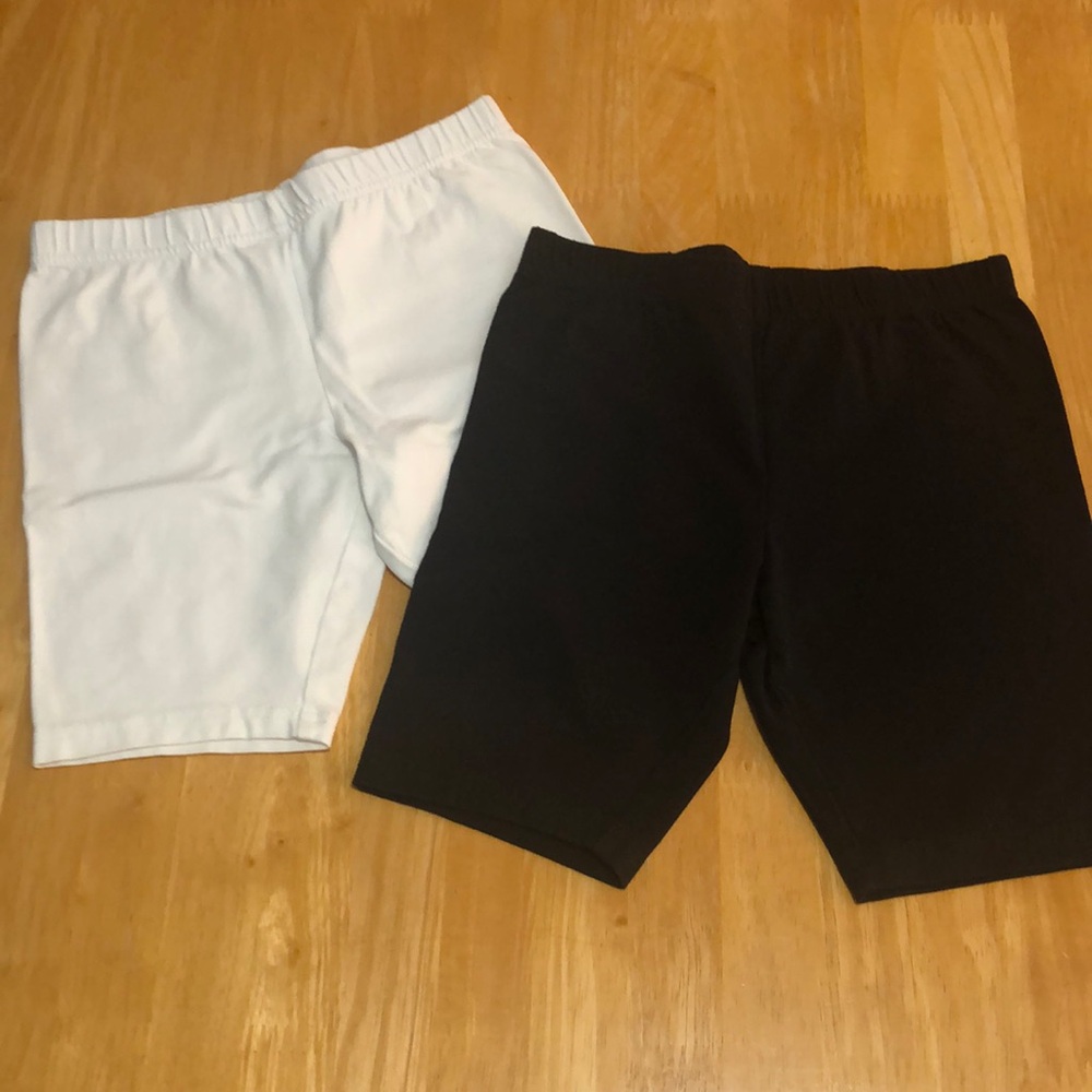 Two pairs Carter's bike shorts